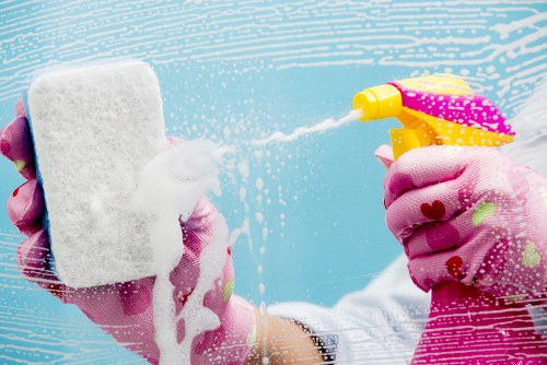 Local cleaners in SW10 vacuuming carpets and dusting surfaces