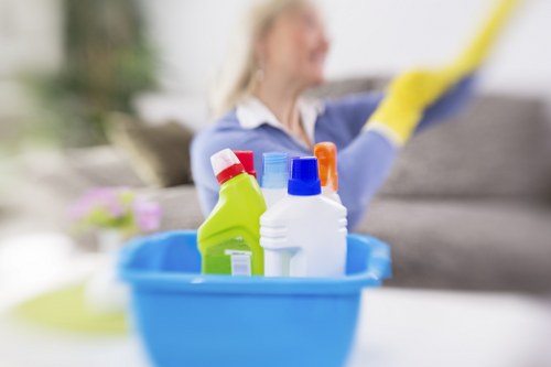 Deep carpet cleaning process for SW10 properties