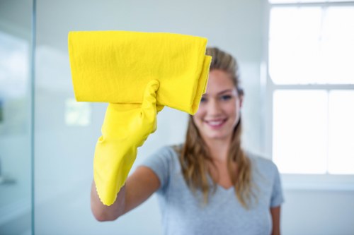 Modern carpet cleaning equipment used by a carpets cleaner in SW10