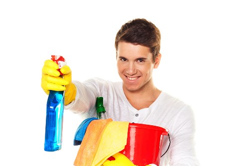 Inspection of carpet cleaning products and safe handling procedures